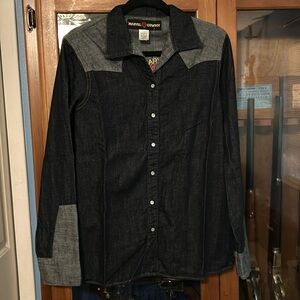 Marvel cowboy button down